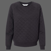 Women's Quilted Crewneck Pullover