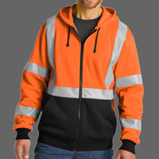 A107 Class 3 Heavy Duty Fleece Full Zip Hoodie