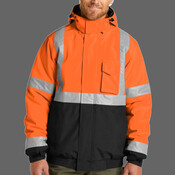 Ansi 107 Class 3 Economy Waterproof Insulated Bomber Jacket