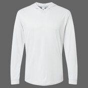 Unisex Bahama Performance Hooded Long Sleeve T-Shirt