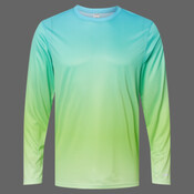 Unisex Barbados Performance Pin Dot Long Sleeve T-Shirt