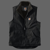 Sherpa Lined Mock Neck Vest