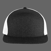 Heather 6-Panel Arch Trucker Snapback Cap