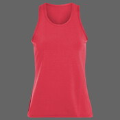 Ladies Poly/Spandex Solid Racerback Tank
