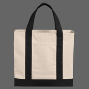 Cotton Canvas Two Tone Tote