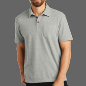 C Free ® Cotton Blend Pique Pocket Polo