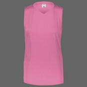 Girls Attain Wicking Sleeveless Jersey
