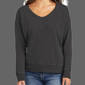 Women's Beach Wash ® Garment Dyed V Neck Sweatshirt