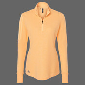 Women's 3-Stripes Quarter-Zip Sweater Pullover