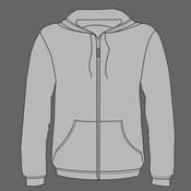 Unisex Sponge Fleece DTM Full-Zip Hoodie Sweatshirt