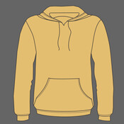 Unisex Tie-Dyed Cloud Inside-Out Fleece Hooded Sweatshirt