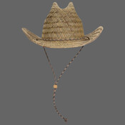 OTTO CAP Straw Cowboy Hat w/Adjustable Cord