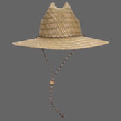 OTTO CAP® Straw Lifeguard Hat w/ Adjustable Cord