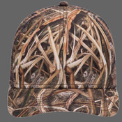 OTTO CAP® Mossy Oak Camouflage Superior Polyester Twill 6 Panel Low Profile Mesh Back Trucker Hat