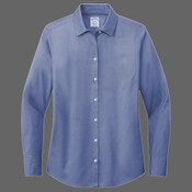 Women's Wrinkle Free Stretch Pinpoint Shirt