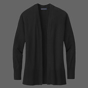 Women's Cotton Stretch Long Cardigan Sweater