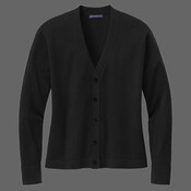Women's Cotton Stretch Cardigan Sweater