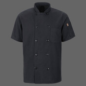 Mimix™ Short Sleeve Chef Coat with OilBlok