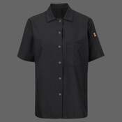Women's Mimix™ Short Sleeve Cook Shirt with OilBlok