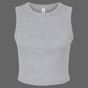 Women's Micro Rib Muscle Crop Tank