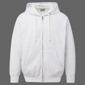 Unisex Vintage Fleece Full-Zip Hooded Sweatshirt