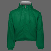 Youth Hooded Taffeta Jacket/Fleece Lined