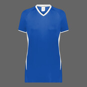 Ladies Cutter+ V-Neck Jersey