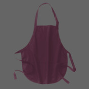 Medium Length Apron with Pouch Pockets
