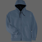 Heavyweight Full Zip Hooded Sweatshirt with Thermal Lining