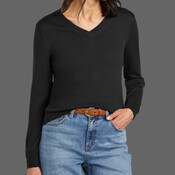 Women's Washable Merino V Neck Sweater