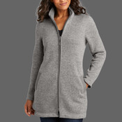 Women's Arc Sweater Fleece Long Jacket