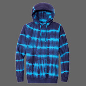 Allover Stripe Tie Dye Fleece