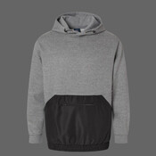 Unisex Mixed Media Hooded Sweatshirt