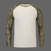 Men's Jackson Mossy Oak Colorblocked Long Sleeve T-Shirt