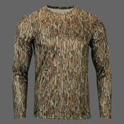 Men's Oxford Performance Camo Print Long Sleeve T-Shirt