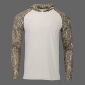 Men's Biloxi Performance Colorblocked Hooded Long Sleeve T-Shirt