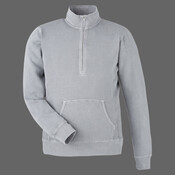 Unisex Pigment-Dyed Fleece Quarter-Zip Pullover