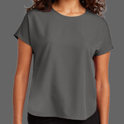Women's Stretch Crepe Crew