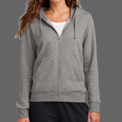 Women's Club Fleece Sleeve Swoosh Full Zip Hoodie