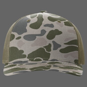 Printed Five-Panel Trucker Cap
