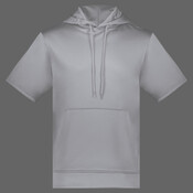 Unisex Fleece Short Sleeve Hooded Pullover