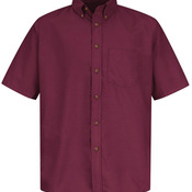 Men's Tall Poplin Short Sleeve Dress Shirt