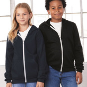 Youth Sponge Fleece Full-Zip Hoodie Sweatshirt