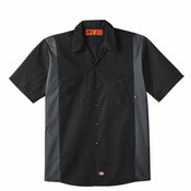 Men's Industrial Colorblocked Short Sleeve Shirt