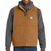 Sherpa Lined Mock Neck Vest